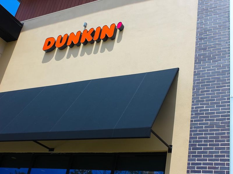 Dunkin donut store in Miami, Florida, USA