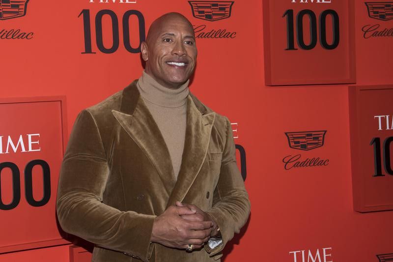 Dwayne Johnson at 2019 Time 100 Gala