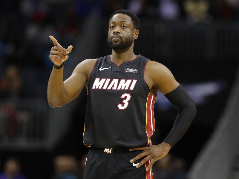 Dwayne Wade with the Miami Heat