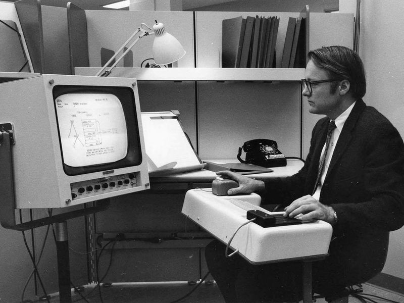 Early Computer Mouse, 1968