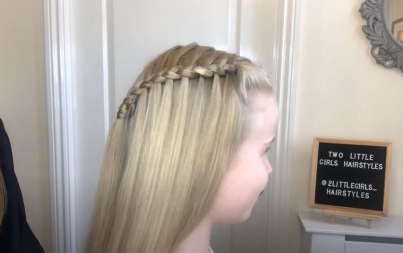 Easy waterfall braid tutorial
