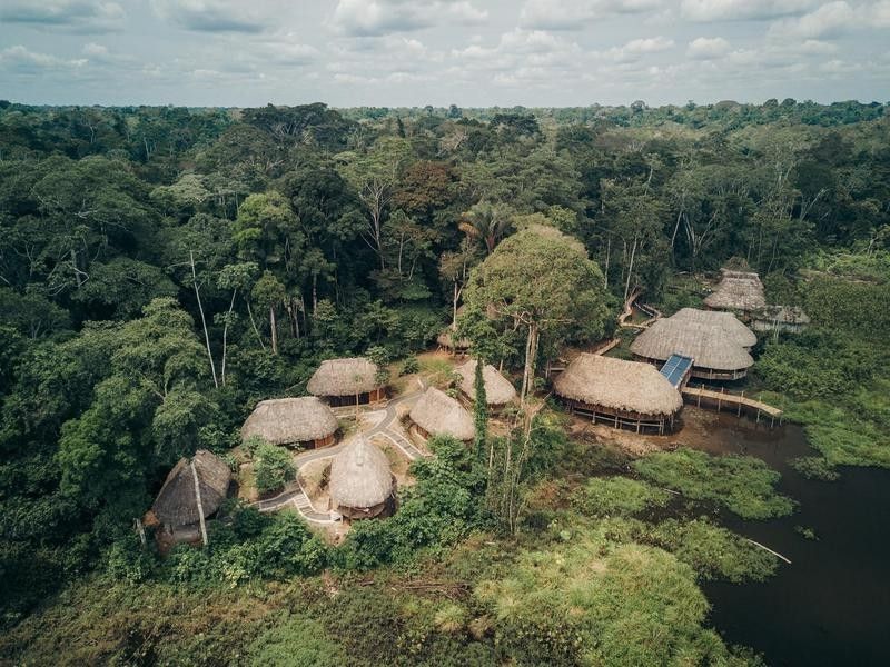 Eco lodge in the Ecuadorian Amazon