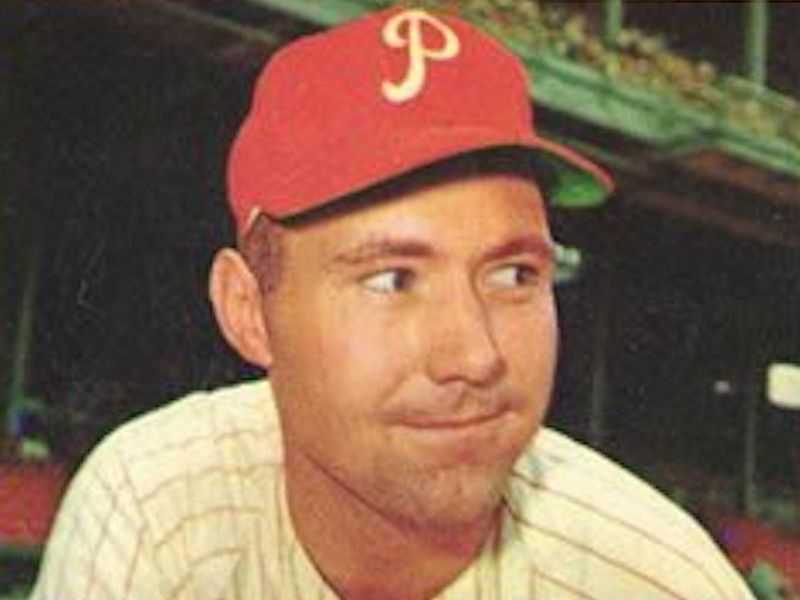 Ed Bouchee with the Philadelphia Phillies