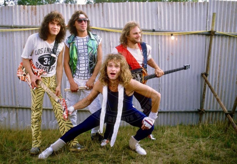 Eddie Van Halen, Alex Van Halen, David Lee Roth, Michael Anthony