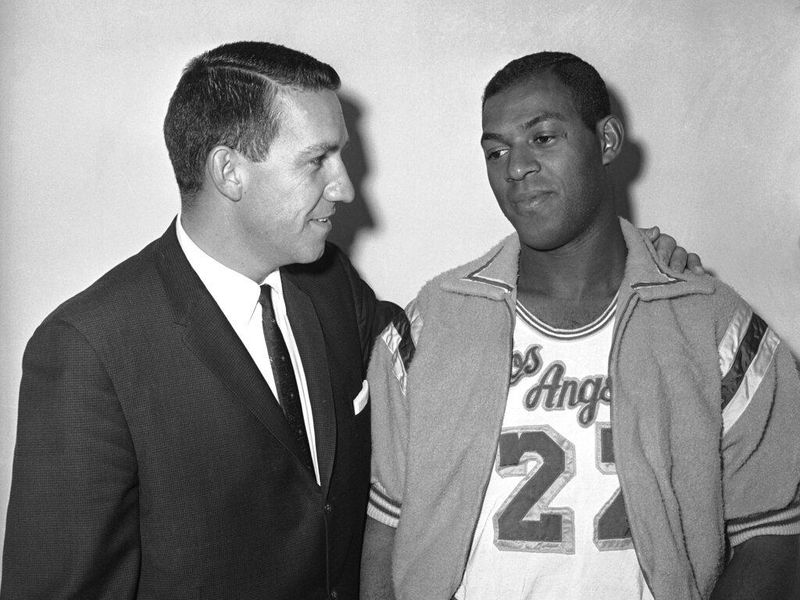 Elgin Baylor and Fred Schaus