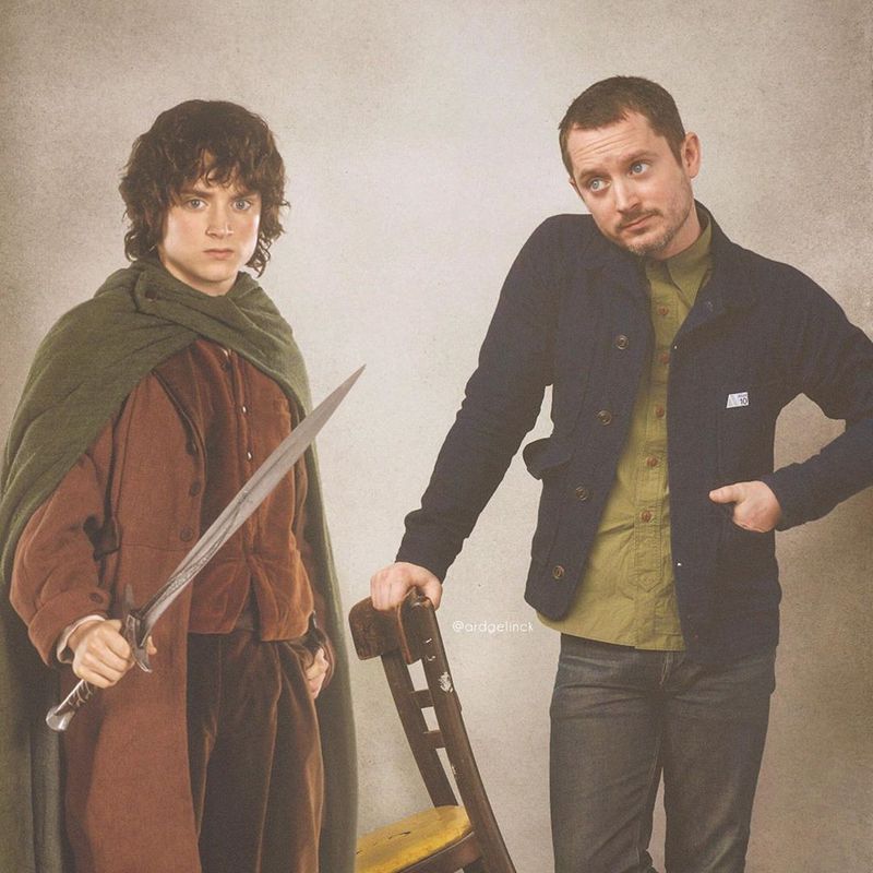 Elijah Wood and Frodo Baggins