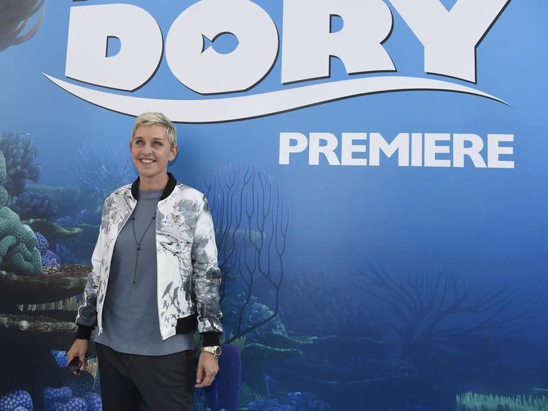 Ellen DeGeneres at the Dory premiere