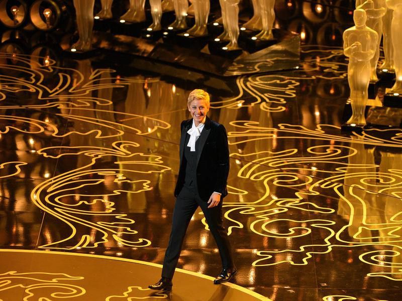 Ellen DeGeneres hosted the Oscars