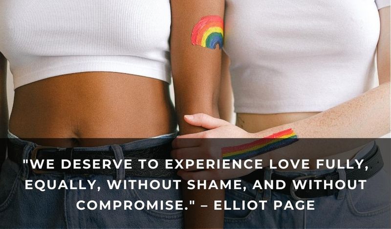 Elliot Page quote about love