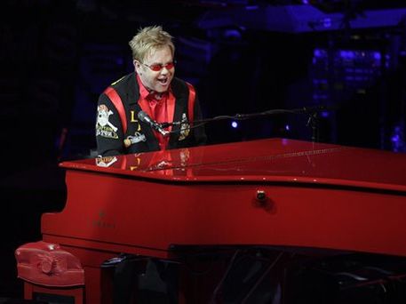 Elton John performing in 2009