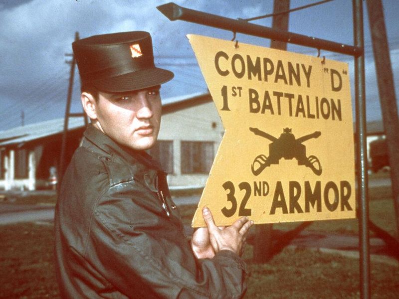 Elvis in the army