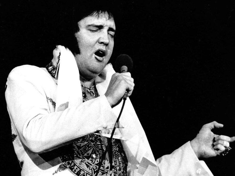 Elvis Presley in 1977
