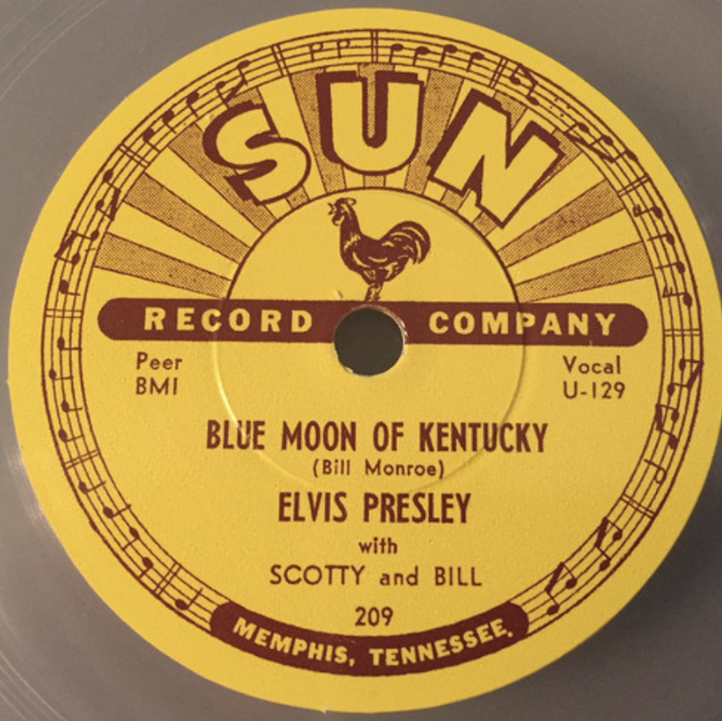 Elvis Presley, That's All Right"/"Blue Moon of Kentucky