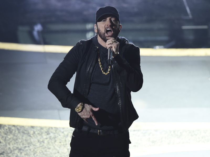 Eminem at the 2020 Oscars