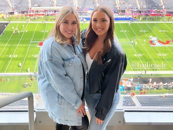Eminem's daughters at the Super Bowl