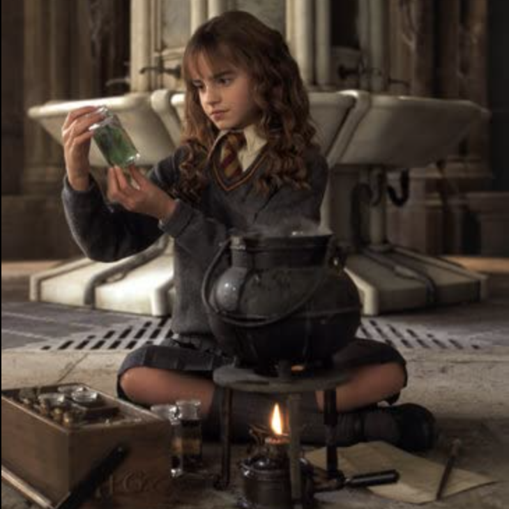 Emma Watson as Hermione Granger in Harry Potter and the Chamber of Secrets