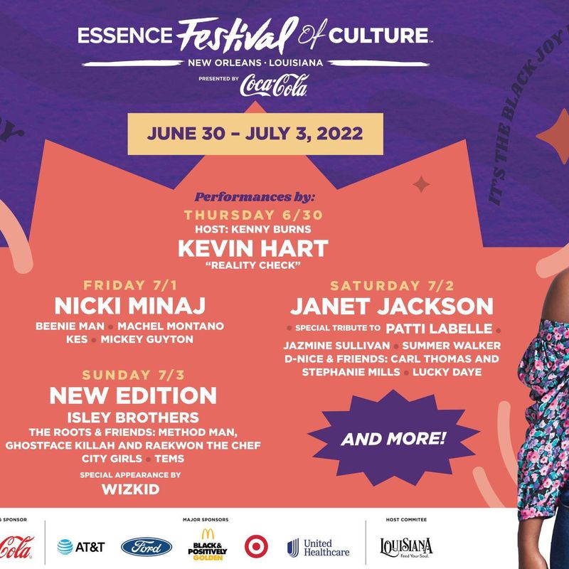 Essence Festival poster