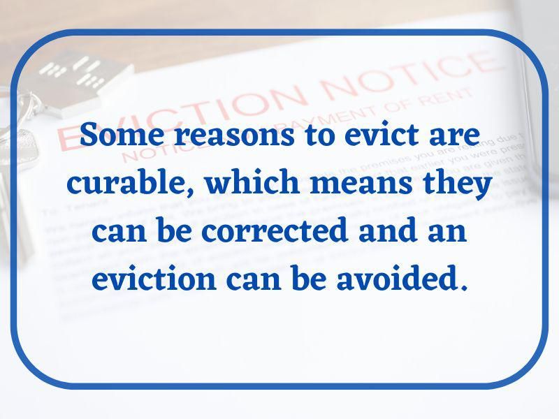 Evictions can be avoided
