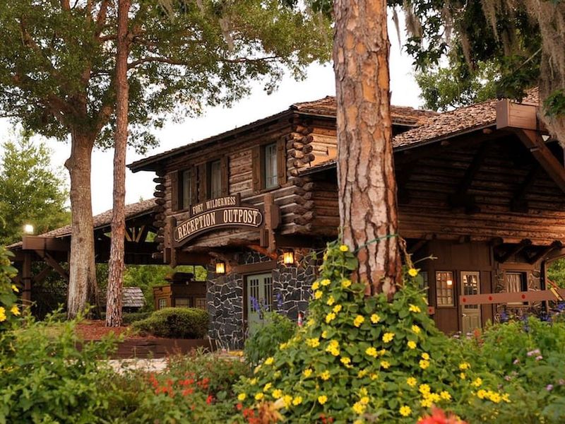 Exterior of main building at The Campsites at Disney's Fort Wilderness Resort