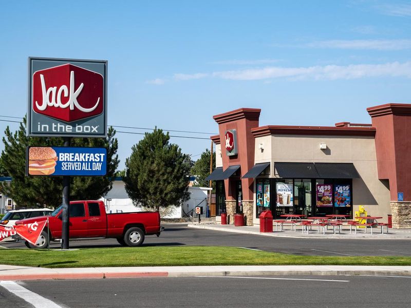 Exterior view of the Jack in the Box