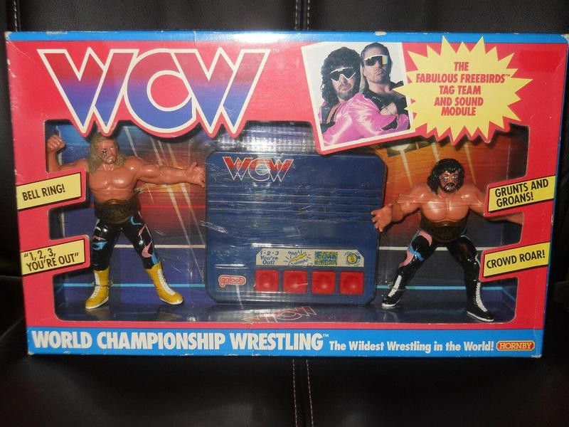 12pc lot Vintage mini wrestling figures rubber hugger toys 4" WWF KO 1980's 