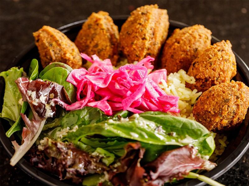 Falafel platter from Med Fresh Turkish Grill Restaurant
