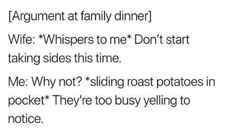 Family dinner problems