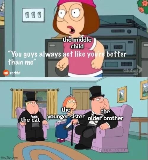 Family Guy middle child meme