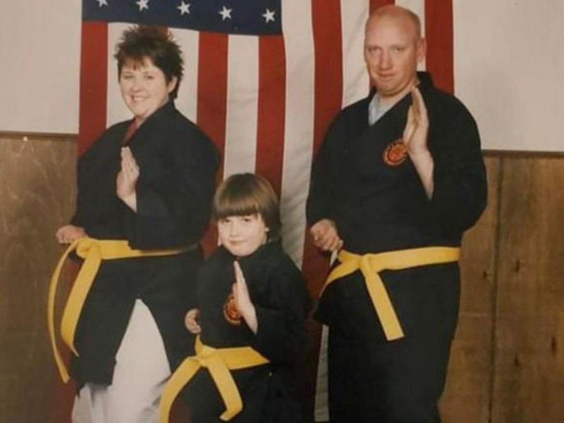 Family karate photo