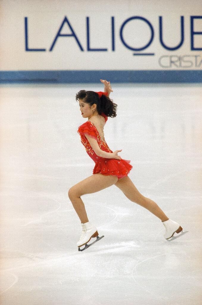 Famous figure skater Kristi Yamaguchi