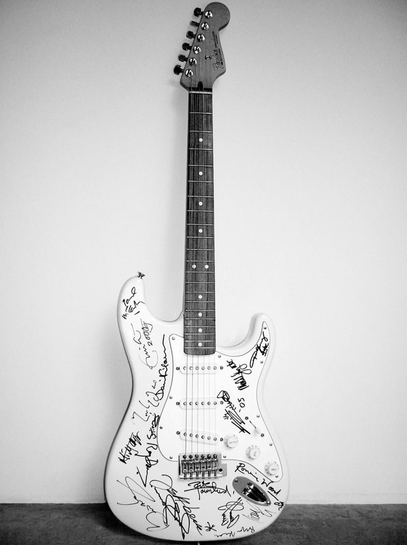 Fender Stratocaster Signed by Multiple Artists