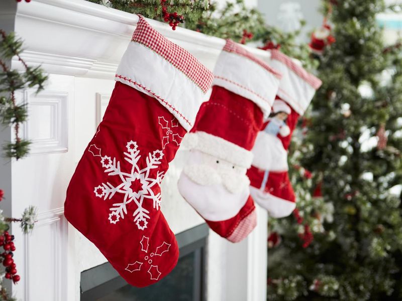 Festive Christmas stockings