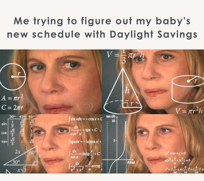 Figuring out your baby's schedule with Daylight Savings time