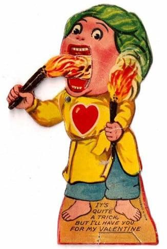 Fire eater valentine
