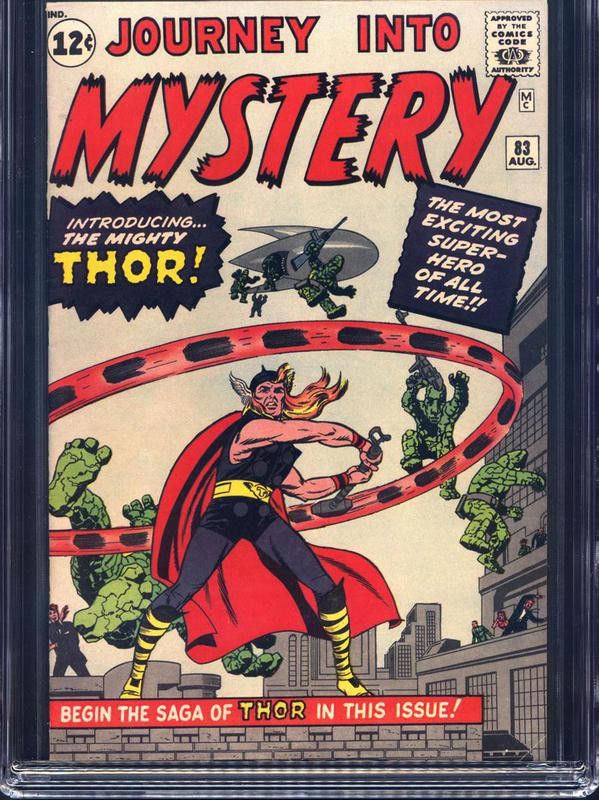 First appearance of Thor