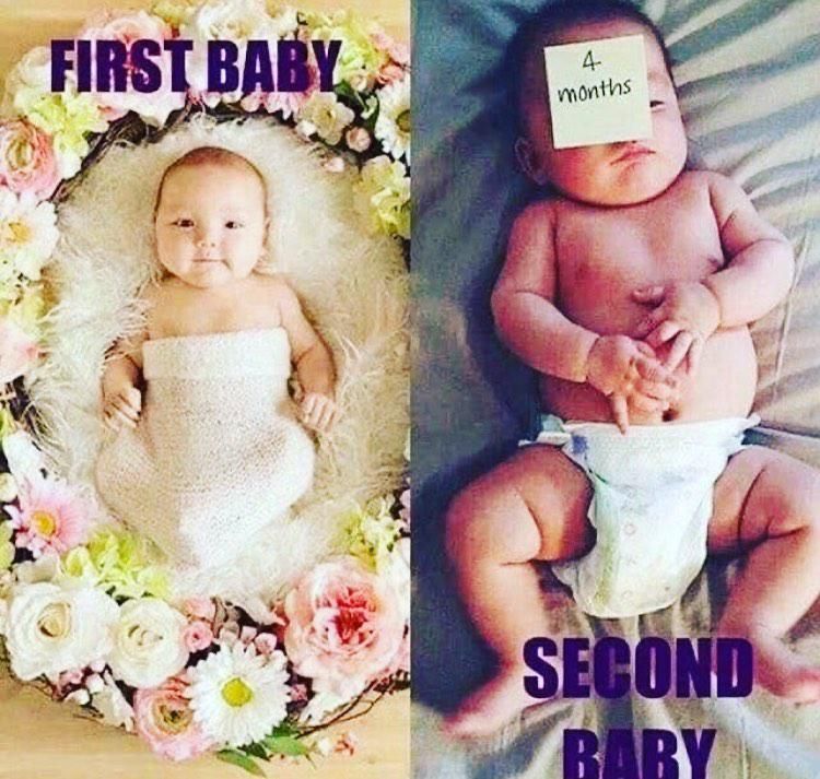 First baby vs. second baby