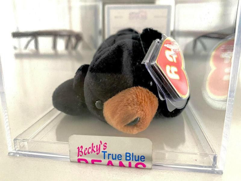First-Generation Blackie the Bear Beanie Baby