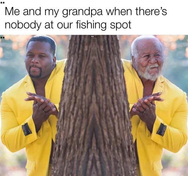 Fishing with grandpa