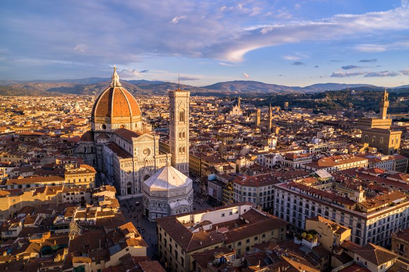 Florence aerial view