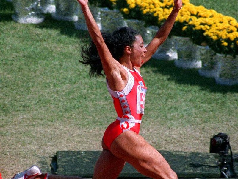 Florence Griffith Joyner running