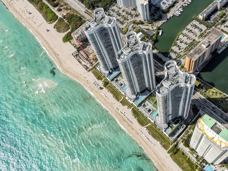 Florida Beach Resort Aerial