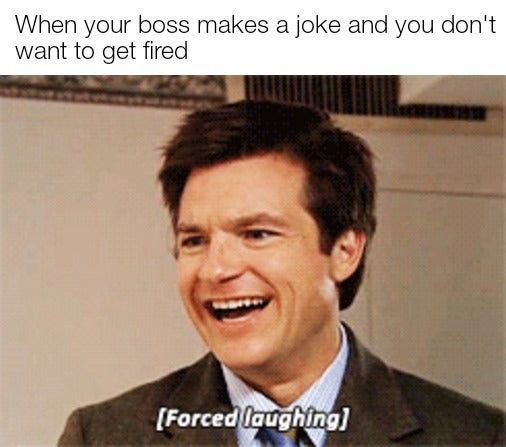 Forced laughing meme