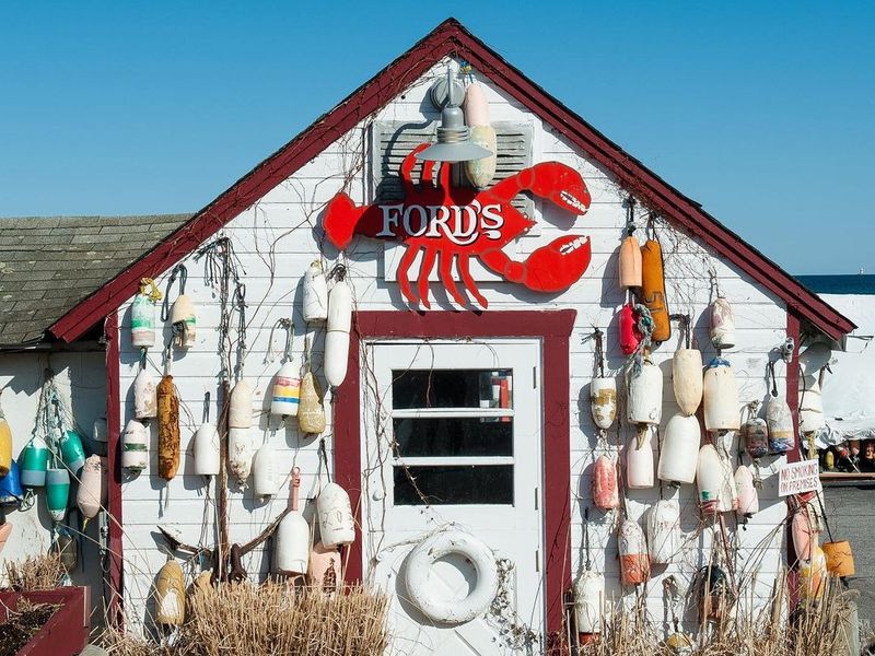 Ford's Lobster store in Noank, Connecticut