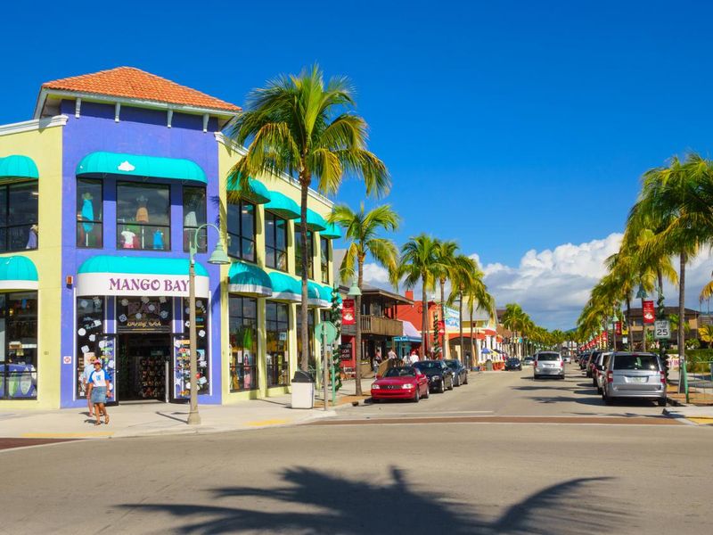 Fort Myers Beach Shopping District, Florida
