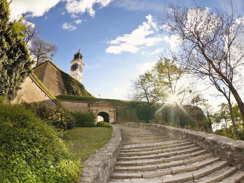 Fortress of Petrovaradin in Novi Sad, Serbia