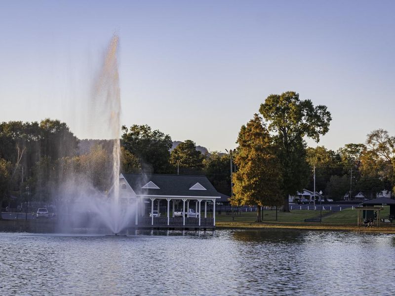 Fountain at Oxford Lake Park, Alabama