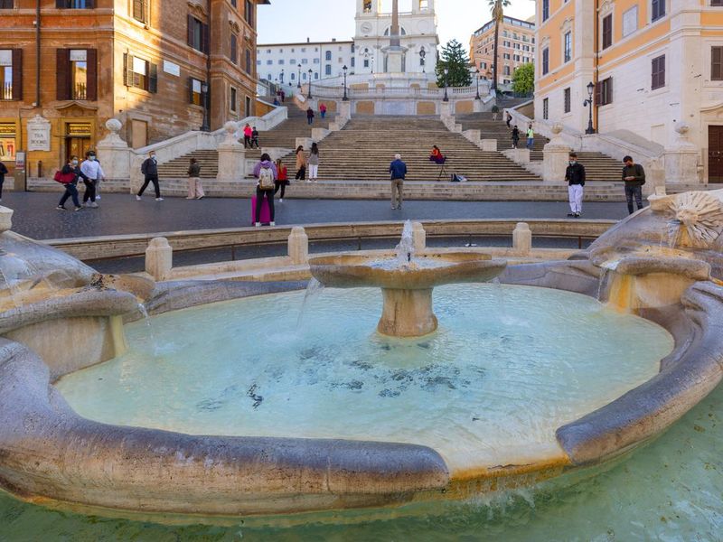 Fountain of the Boat, Rome, Italy