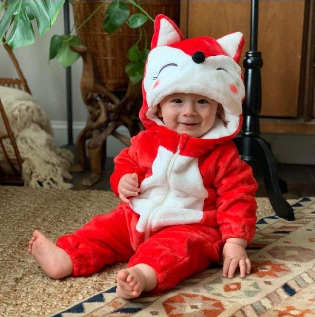Fox Halloween costume for baby girls