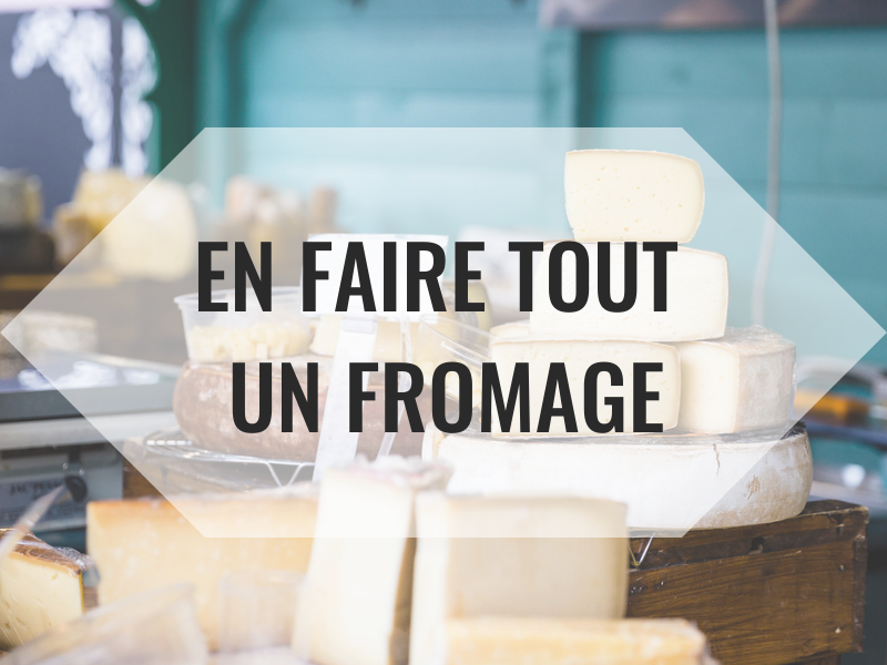 French cheese in store