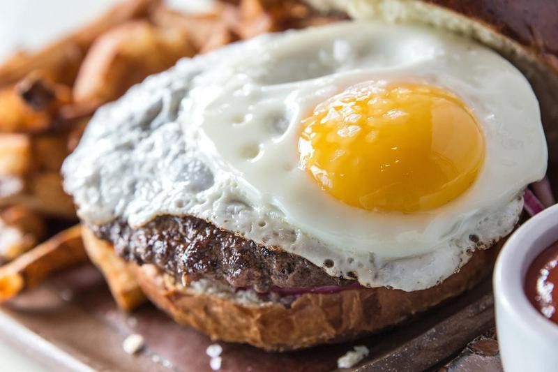 Fried Egg as a Burger Topping